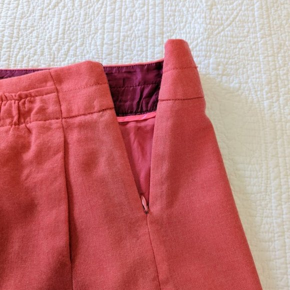 J. Crew Pink Wool Skirt - size 2 - Picture 5 of 7